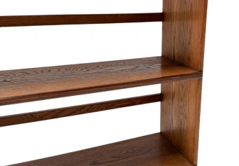 Art Deco Modernist Open Bookcase by P.E.L. Izeren for De Genneper Molen, 1920s